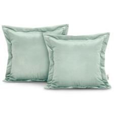  Díszpárnahuzat VELVET szín mentazöld stílus glamour bársony 45x45 ameliahome lakástextília
