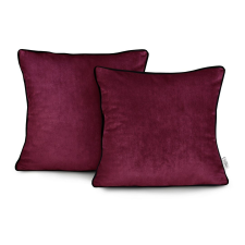 Díszpárnahuzat VELVET szín piros stílus glamour bársony 45x45 ameliahome lakástextília