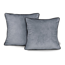  Díszpárnahuzat VELVET szín szürke stílus glamour bársony 45x45 ameliahome lakástextília