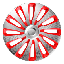 Dísztárcsa (17) Sepang Carbon Silver Red 4db-os garnitúra dísztárcsa