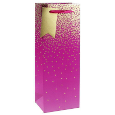 Dísztasak Clairefontaine/Eurowrap 12,7x35,5 cm boros, rózsaszín ombre ajándéktasak