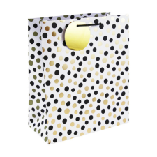  Dísztasak Clairefontaine/Eurowrap 26,5x33 cm fehér, pöttyös ajándéktasak