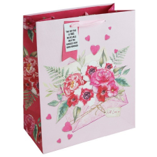 Dísztasak Clairefontaine/Eurowrap 26,5x33 cm love letter ajándéktasak