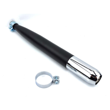 Diverse / Import Fekete / króm kipufogó bilincsel Flory MF-hez motorkerékpár kipufogó