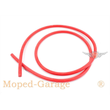 Diverse / Import Gyújtókábel szilikon 1 méter piros 7mm mopedhez, robogóhoz, motorkerékpárhoz egyéb motorkerékpár alkatrész