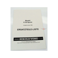 Diverse / Import Hercules K 50 Sprint alkatrészkatalógus egyéb motorkerékpár alkatrész