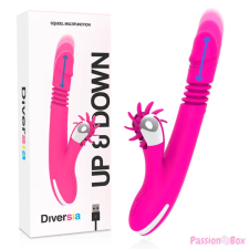 DIVERSIA DIVERSIA - NYÚLVIBRÁTOR LÖKŐ MOZGÁSÚ MOZGÁSSAL 24 CM vibrátorok