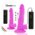 DIVERSIA DIVERSIA - RUGALMAS VIBRÁLÓ VIBRÁCIÓS DILDÓ 18 CM - LILA