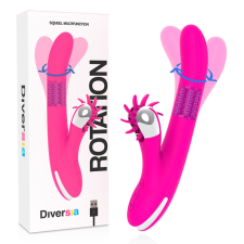 DIVERSIA - NYÚLVIBRÁTOR FORGÓ MOZGÁSSAL 24 CM vibrátorok