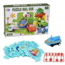 DIY puzzle pálya autós játékkészlet játszószőnyeg