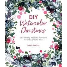  DIY Watercolor Christmas idegen nyelvű könyv