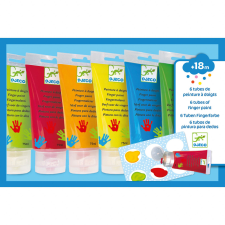 DJECO Akvarell 6 szín kézi festéshez, Djeco tempera