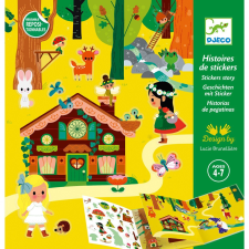 DJECO Áthelyezhető matricalapok Enchanted Forest, Djeco gyermek- és ifjúsági könyv