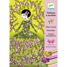 DJECO Csillámkép készítő - Csillogó ruhák - Glitter dresses kreatív és készségfejlesztő