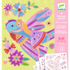 DJECO Csillámló színezők - Apró szárnyak - Little Wings kreatív és készségfejlesztő