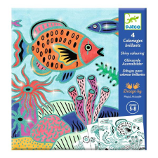 DJECO Csillámló színezők - Tenger mélyén - Under the sea kreatív és készségfejlesztő