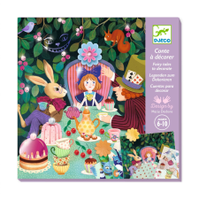 Djeco Design by Művészeti műhely - Meseillusztráció, Alíz Csodaországban - In Wonderland kreatív és készségfejlesztő