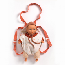 DJECO Djeco Babahordozó - Levendula - Baby carrier Lavender babahordozó kendő, háti hordozó