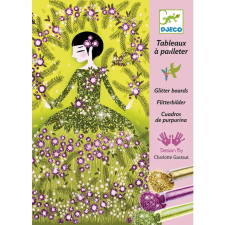 DJECO Djeco Csillámkép készítő - Csillogó ruhák kreatív és készségfejlesztő