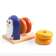 DJECO Djeco Formaillesztő - Pingvin 4 kerékkel - Penguin Basic formabedobó