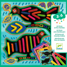 DJECO Djeco Fűzős képkészítő - Csuda Mola - Super soft kreatív és készségfejlesztő