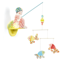 DJECO Djeco: Little Big room Szélmobil függődísz - Horgászó lányka - Fishergirl egyéb bébijáték