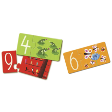 DJECO Djeco Párosító puzzle - Számok - Numbers puzzle, kirakós
