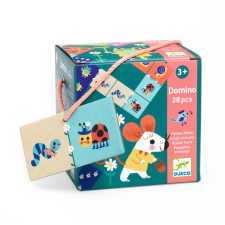 DJECO Dominó játék - Kicsi állatok - Domino Small animals kreatív és készségfejlesztő