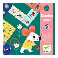 DJECO Domino Small animals - Kicsi állatok dominó társasjáték