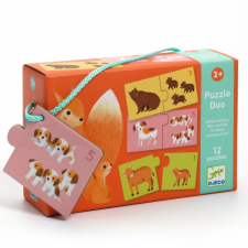 Djeco Duo puzzle Számolás állatokkal puzzle, kirakós