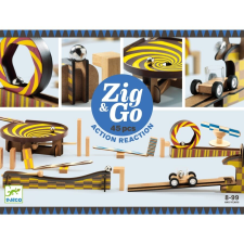 DJECO Építőjáték - Zig&Go 45 db - Djeco kreatív és készségfejlesztő