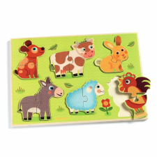 DJECO Fa puzzle Coucou, Djeco puzzle, kirakós