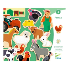 DJECO Farmix - Tanya világ mágneses képkirakó (DJ03127) kreatív és készségfejlesztő