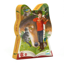 DJECO Formadobozos puzzle - Péter és a farkas - Peter and the Wolf - Djeco puzzle, kirakós