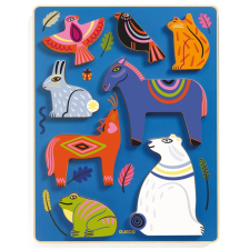 DJECO Formaillesztő, formaberakó - Nóra puzzle, kirakós