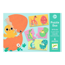 DJECO Funny Eggs - Kié a tojás? párosító puzzle társasjáték