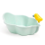 DJECO Fürdőkád játékbabáknak - Kék, sárga madárral - Bathtub