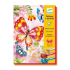 DJECO Glitter butterflies - Csillámpor kép, Csillogó pillangók