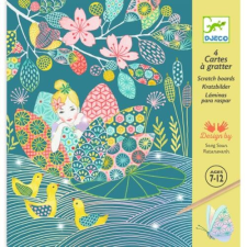 DJECO Karckép technika - Mesebeli tavacska - The pond - Djeco kreatív és készségfejlesztő