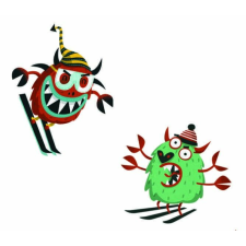 DJECO Kreatív játék Sporty Monsters, Djeco matricákkal kreatív és készségfejlesztő