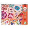 DJECO Kreatív műhely, Flower box - Virágos kert, 6 technika 1 dobozban