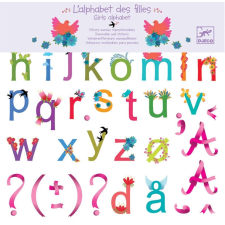  Djeco: Little Big room Falmatrica - Betűkészlet lányoknak - Girls alphabet kreatív és készségfejlesztő