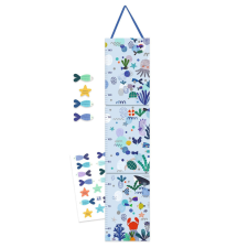DJECO : Little Big room Magasságmérő - Vízi élet - Aquatic life kreatív és készségfejlesztő