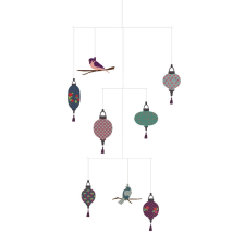 DJECO : Little Big room Szélmobil függődísz - Lampionok - Lanterns (FSC) egyéb bébijáték