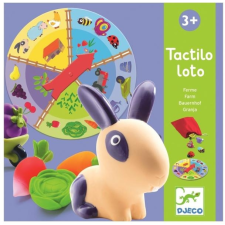 DJECO Lottófarm - Tactilo Loto - Tapintsd ki! Formák (DJ08135) társasjáték