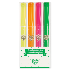 DJECO : Lovely Paper Szövegkiemelő toll készlet 4 neon színben - 4 neon highlighters filctoll, marker