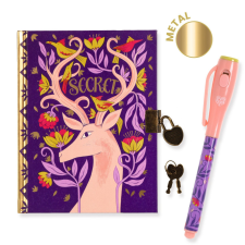 DJECO : Lovely Paper Titkos napló varázstollal - Melissa Secret Notebook - magic marker kreatív és készségfejlesztő
