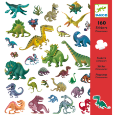 DJECO Matricák - Dinoszauruszok - Dinosaurs- DJECO kreatív és készségfejlesztő