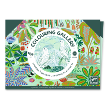 DJECO Művészeti műhely - Vadon színezők mappa - Wilderness kreatív és készségfejlesztő