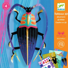 DJECO Papírszobor műhely - Bogarak - Paper bugs - Djeco kreatív és készségfejlesztő